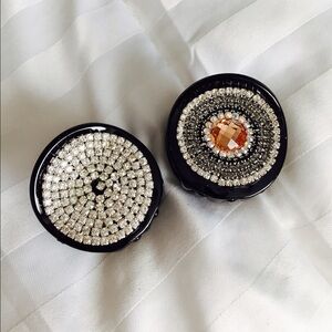 Austrian crystals hair clips